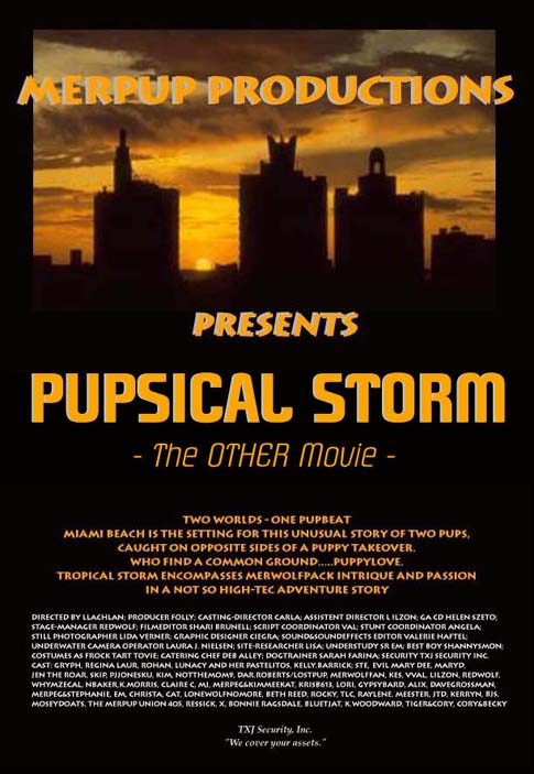 Pupsical Storm - The Movie Poster